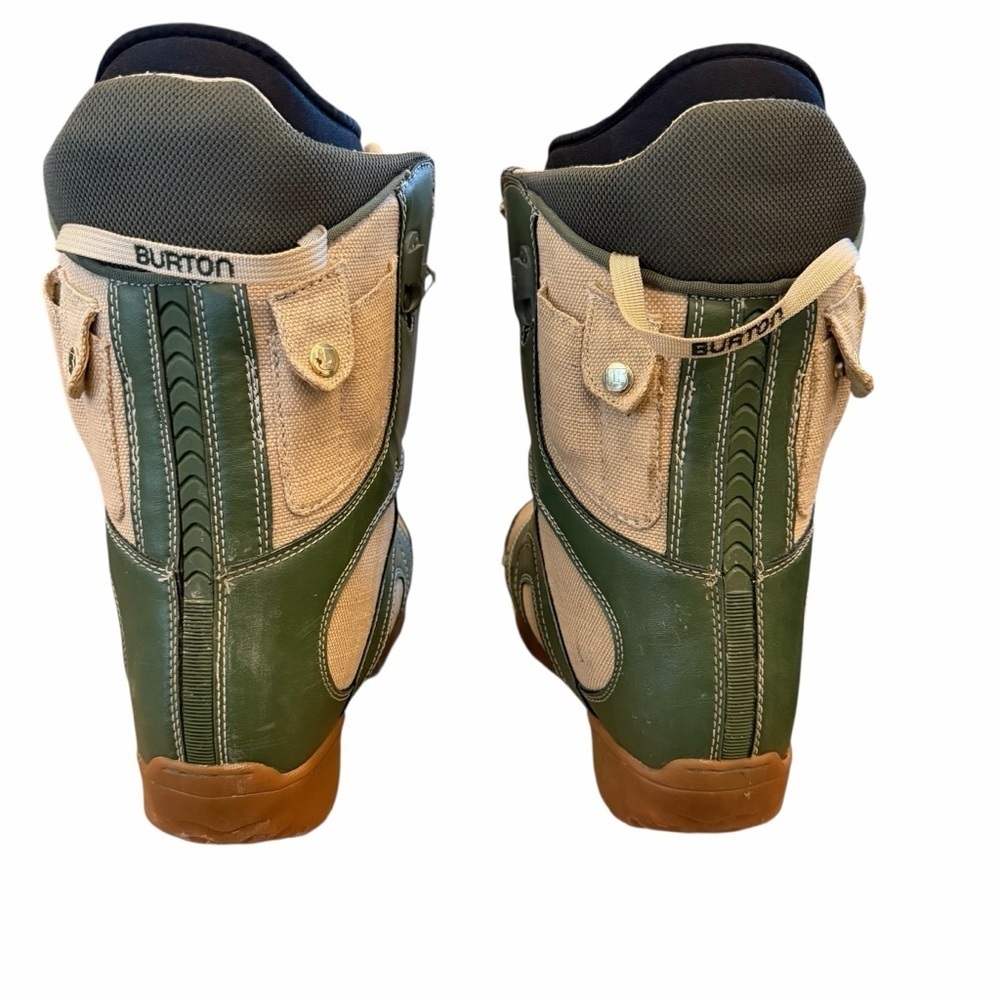 Burton Ruler Snowboard Boots in Green and Cream - Picture 4 of 10